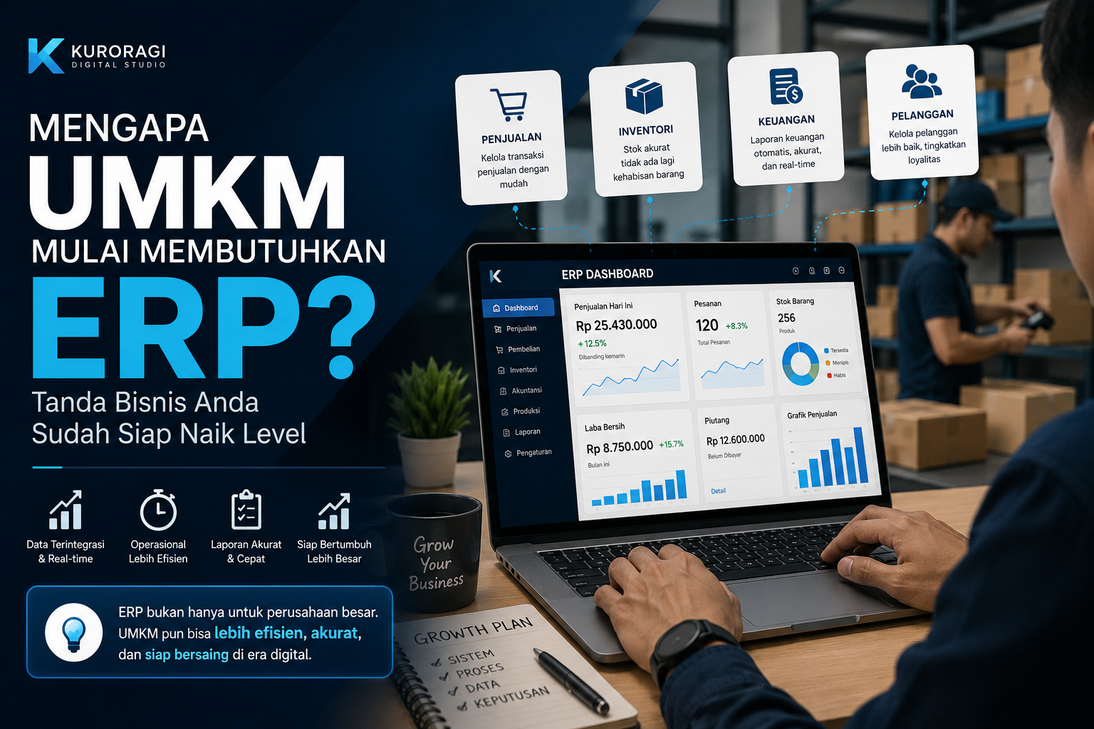 Mengapa UMKM Mulai Membutuhkan ERP? Tanda Bisnis Anda Sudah Siap Naik Level